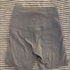 lululemon athletica grey-blue Bike Shorts